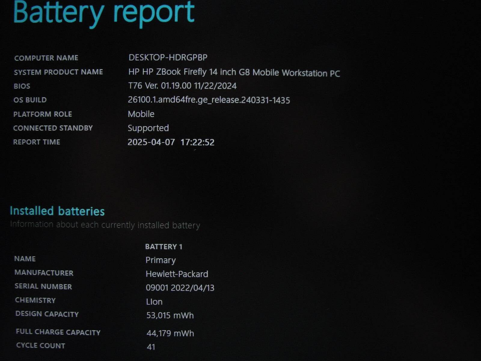 HP ZBook Firefly G8 14”FHD Core i7-1185G7 3GHz 16GB SSD Reset 512GB +Charer - Tested Computer Laptop Parts