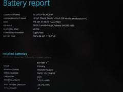 HP ZBook Firefly G8 14”FHD Core i7-1185G7 3GHz 16GB SSD Reset 512GB +Charer - Tested Computer Laptop Parts