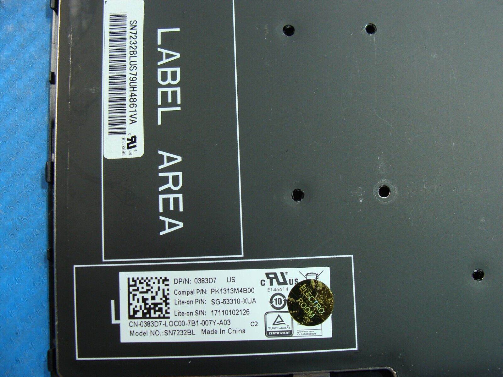 Dell Latitude 15.6” 5580 Genuine Laptop US Backlit Keyboard 383D7 PK1313M4B00 - Tested Computer Laptop Parts