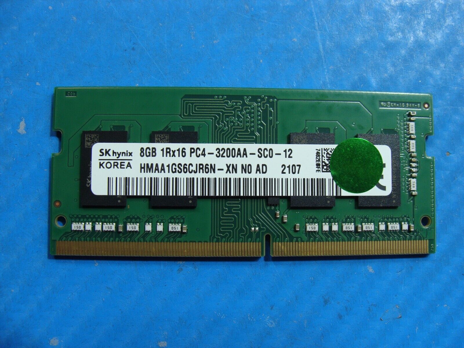 Dell 15 3501 SK Hynix 8GB 1Rx16 PC4-3200AA Memory RAM SO-DIMM HMAA1GS6CJR6N-XN