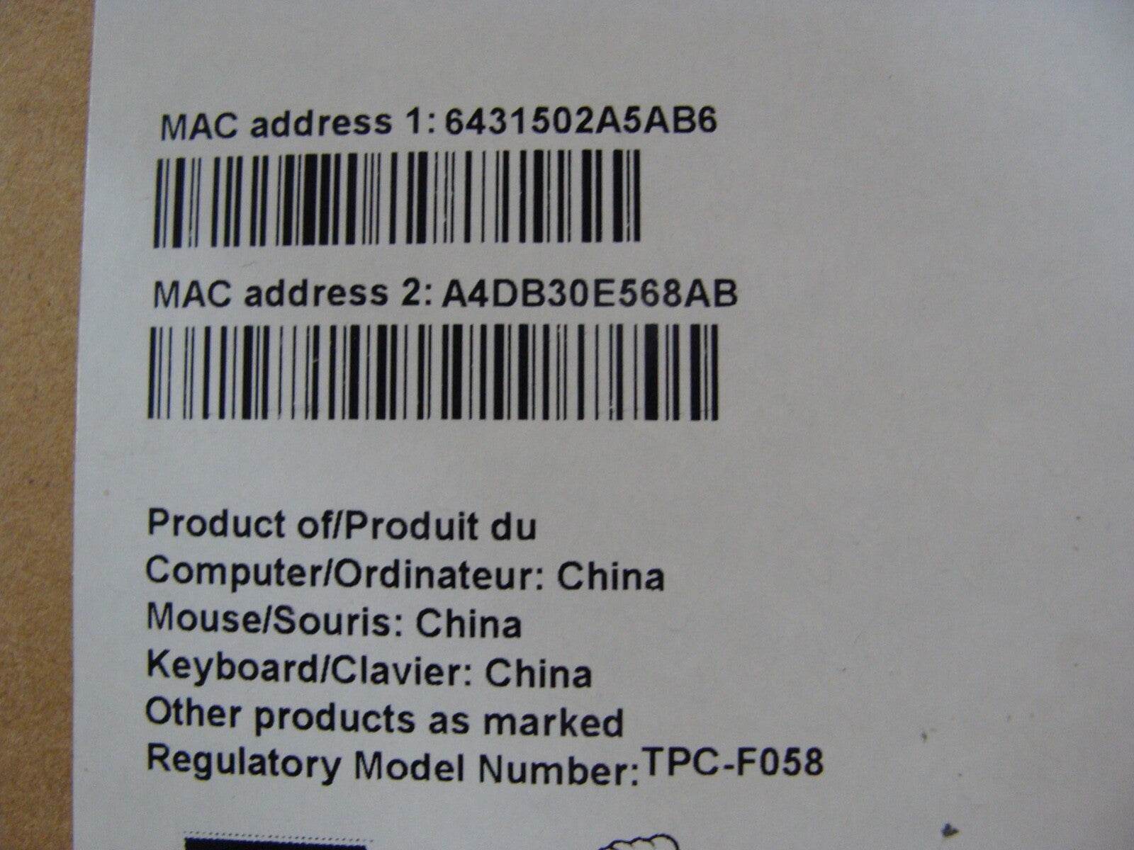 Original Box HP Pavilion 18-5010 AIO AMD E1-2500 1.4Ghz 4GB RAM 500GB HDD W10H - Tested Computer Laptop Parts