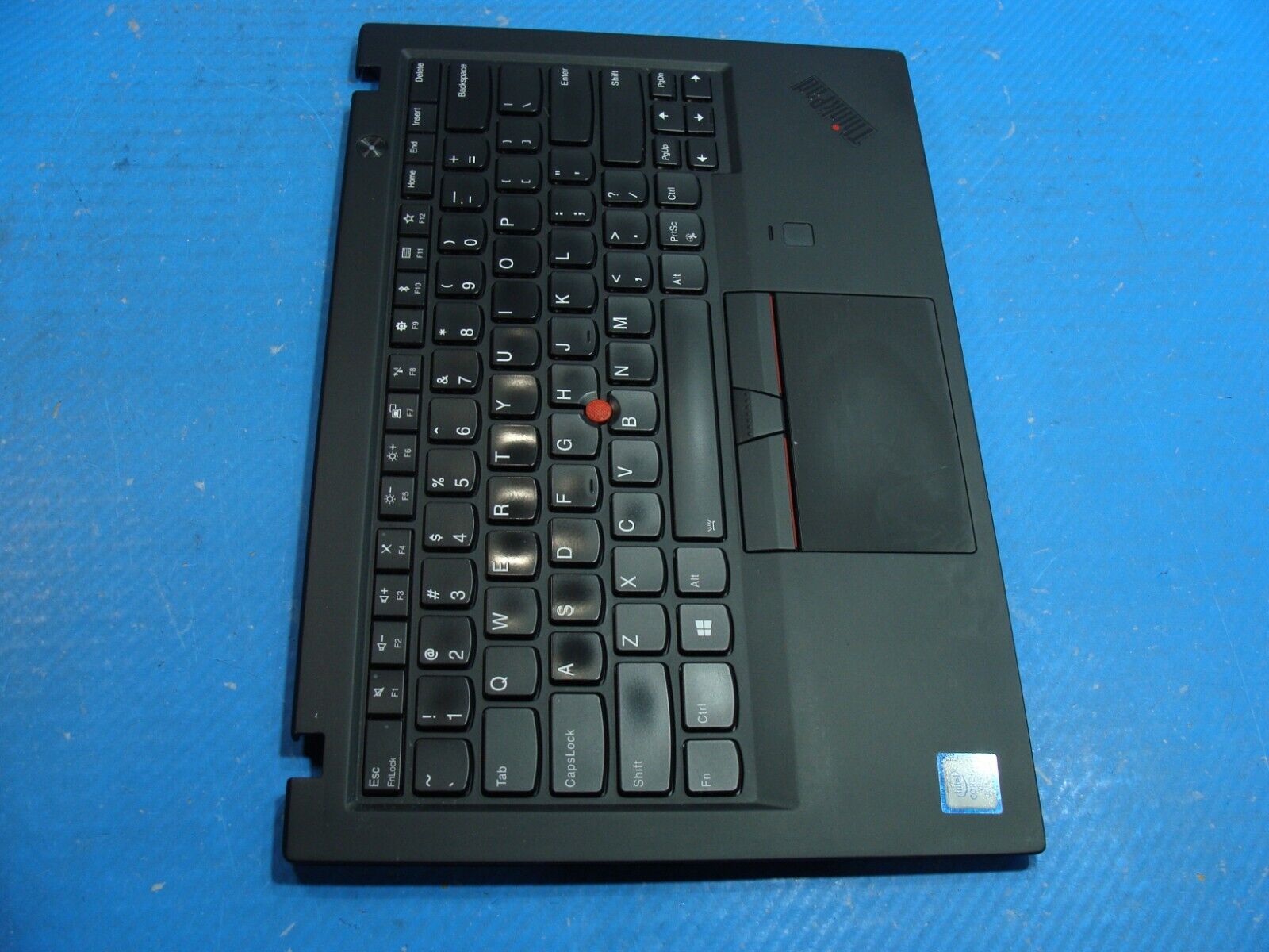 Lenovo ThinkPad X1 Carbon 6th Gen Palmrest w/TouchPad & BL Keyboard AM16R000300