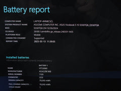 Asus VivoBook S 15 S5507QA 15.6”WQXGA+ Snapdragon X Plus X1P42100 3.2GH 16GB - Tested Computer Laptop Parts