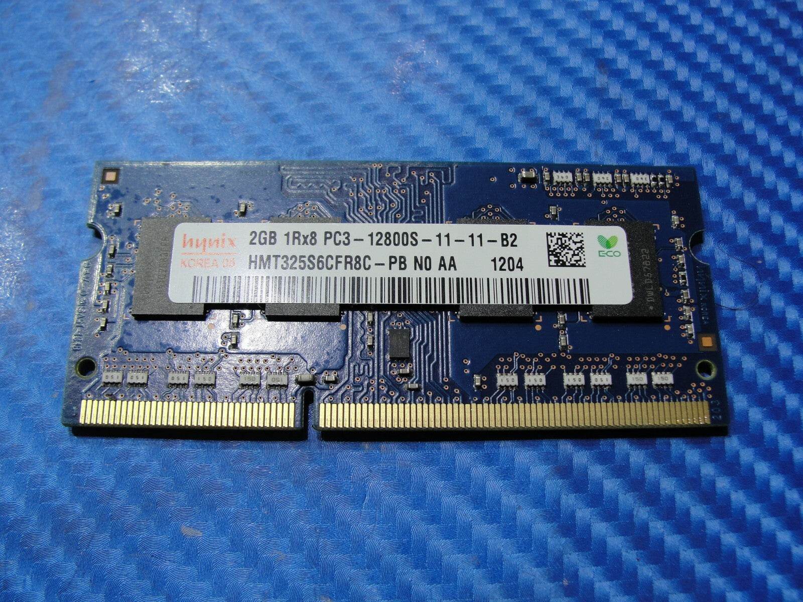 MacBook Pro A1278 Laptop Hynix 2GB Memory PC3-12800S-11-11-B2 HMT325S6CFR8C-PB - Tested Computer Laptop Parts