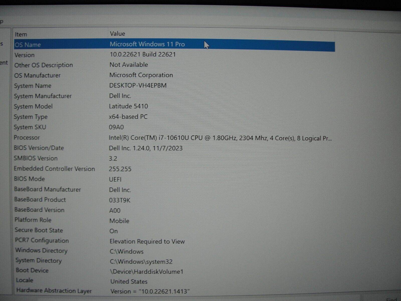 Dell Latitude 5410 HD Intel Core i7-10610U 1.8GHz 16GB 256GB SSD+ Charger - Tested Computer Laptop Parts