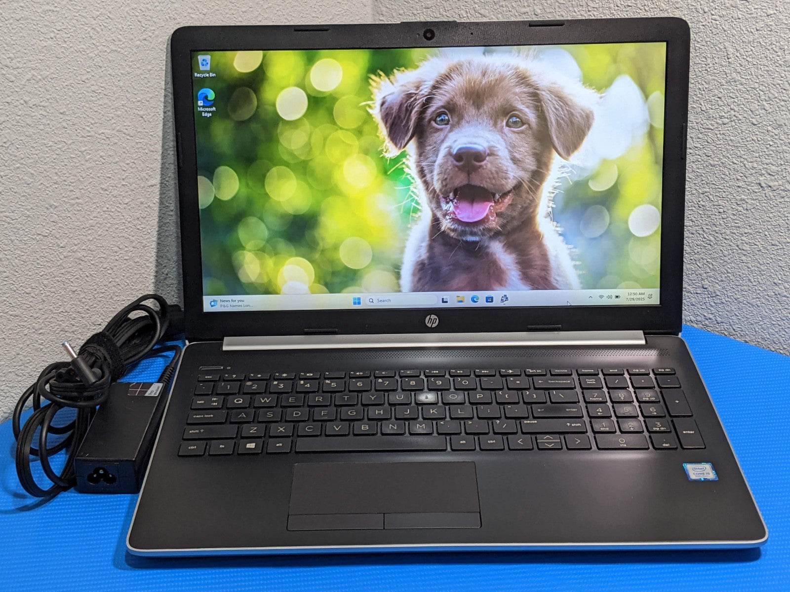 HP 15-DA0002DX 15.6 HD TOUCH i5-8250U 1.6GHz 8GB 512GB SSD W11H 88%Batt +Charger - Tested Computer Laptop Parts