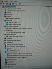 Dell Latitude 5420 14”FHD Intel Core i5-1145G7 2.6GHz 8GB 256GB SSD + Charger - Tested Computer Laptop Parts