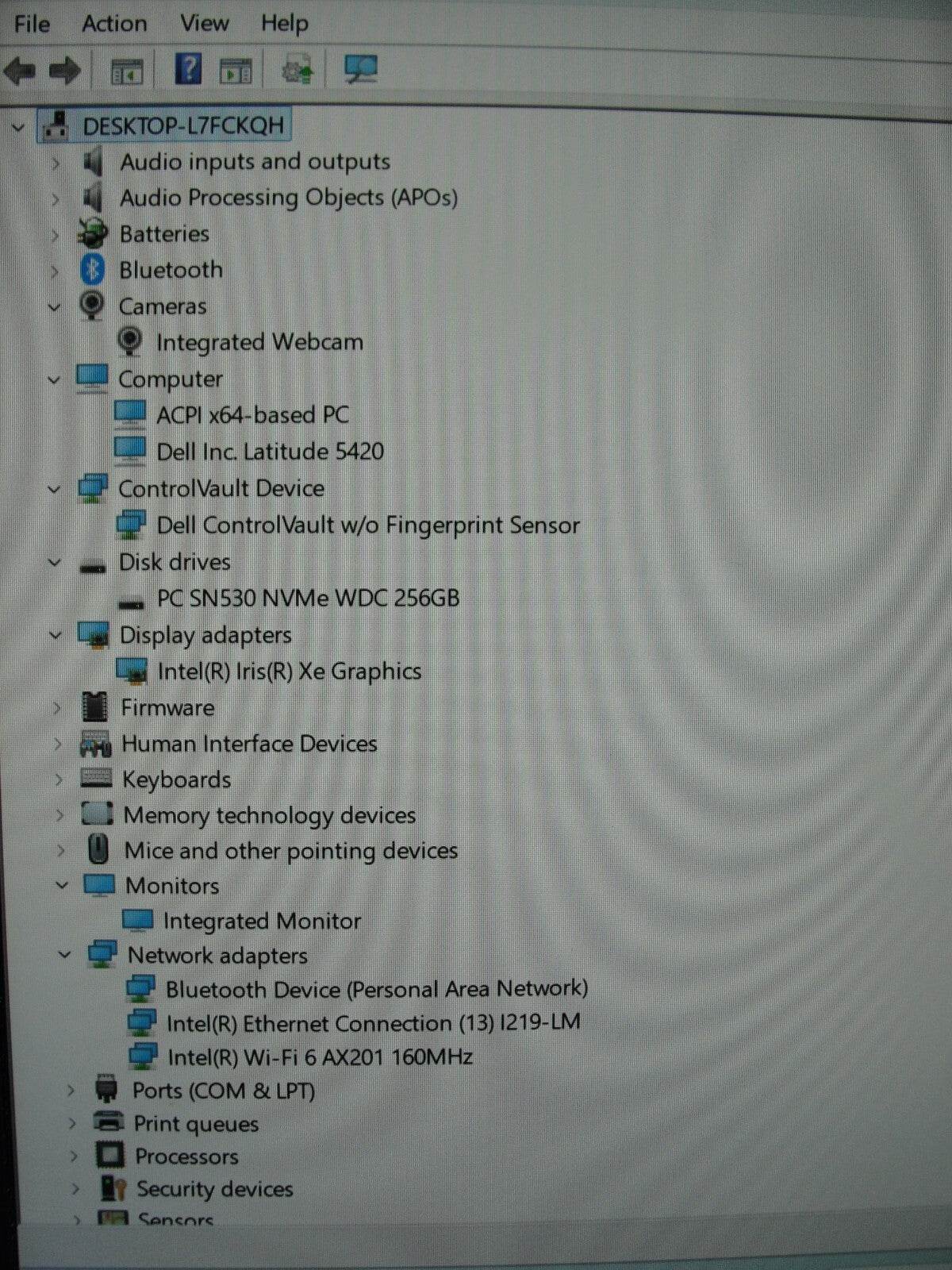Dell Latitude 5420 14”FHD Intel Core i5-1145G7 2.6GHz 8GB 256GB SSD + Charger - Tested Computer Laptop Parts