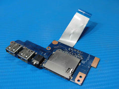 HP Pavilion 15-cc563st 15.6" USB Card Reader Board w/Cable DAG71TB16D0