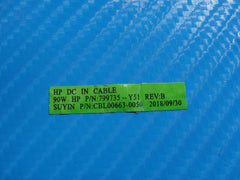 HP Pavilion x360 15-cr0017nr 15.6" Genuine DC IN Power Jack w/Cable 799735-Y51