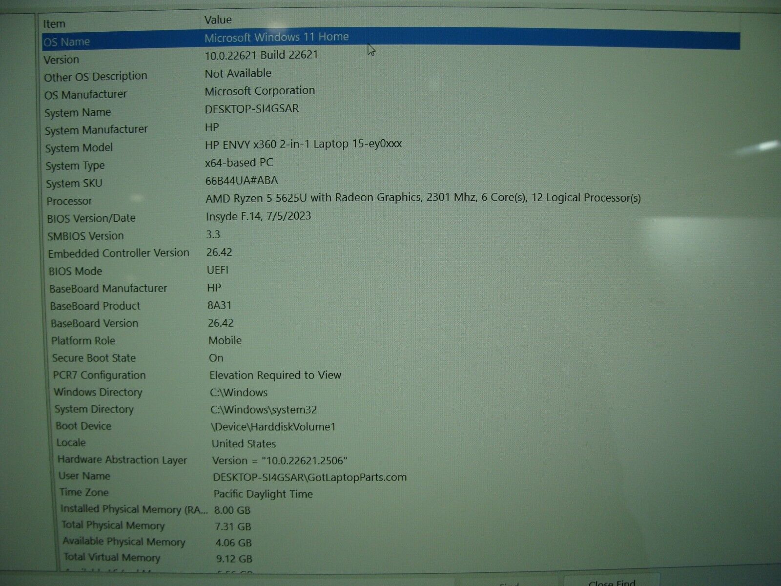 HP Envy x360 15-ey0013dx 2-in-1 15.6