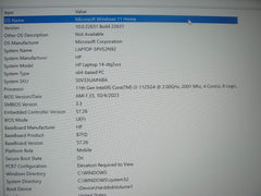 HP 14-dq2053cl 14” FHD Intel Core i3-1125G4 2.6GHz 8GB 256GB SSD+Charger - Tested Computer Laptop Parts