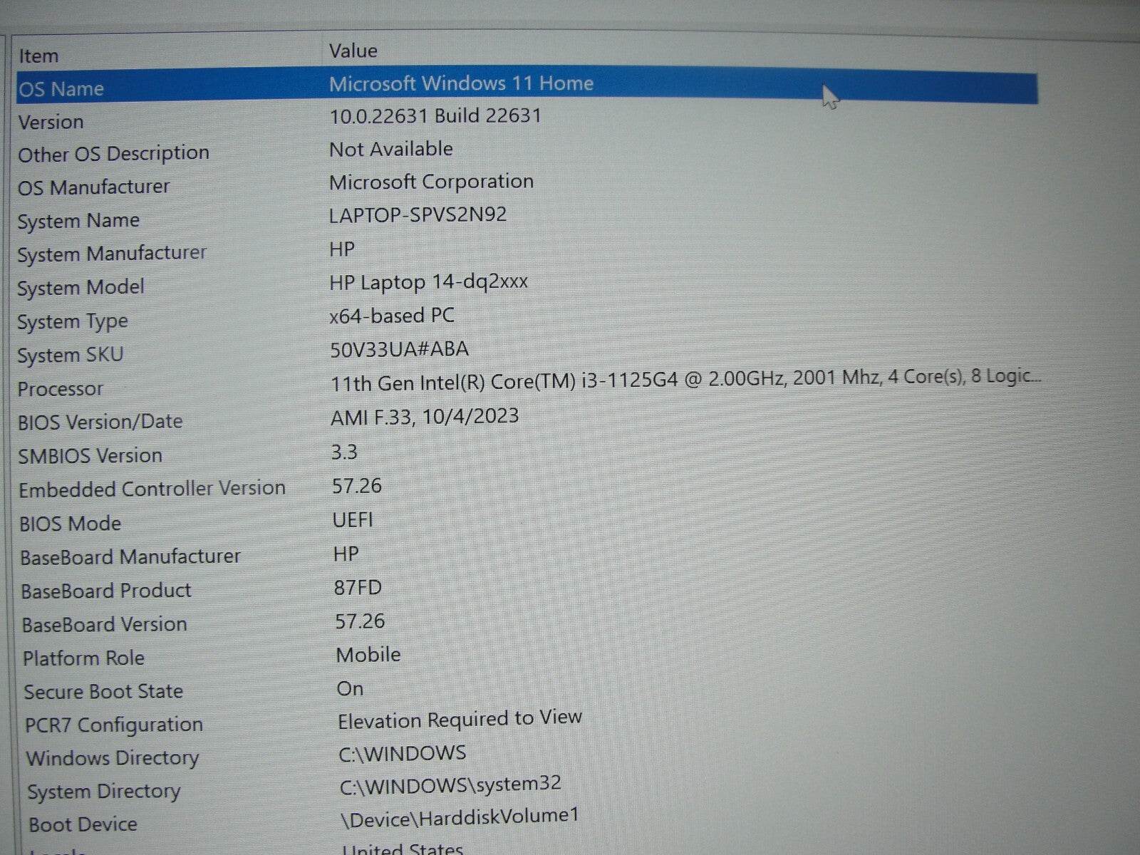 HP 14-dq2053cl 14” FHD Intel Core i3-1125G4 2.6GHz 8GB 256GB SSD+Charger - Tested Computer Laptop Parts