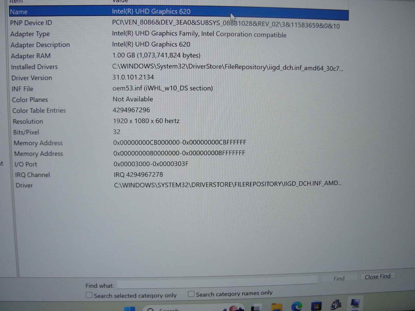 Dell Latitude 5400 14”FHD Intel Core i7-8665U 1.9GHz 16GB 512GB SSD +Charger - Tested Computer Laptop Parts