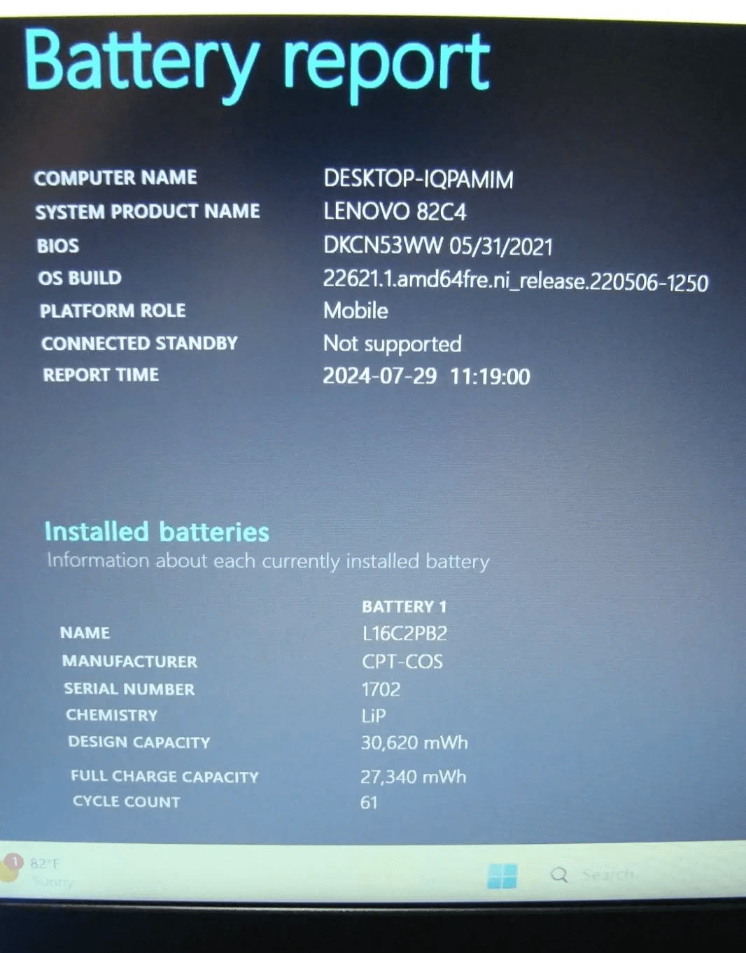 Lenovo V14-IIL FHD Intel Core i5-1035G1 1GHz 8GB 256GB SSD+ Original Charger - Tested Computer Laptop Parts