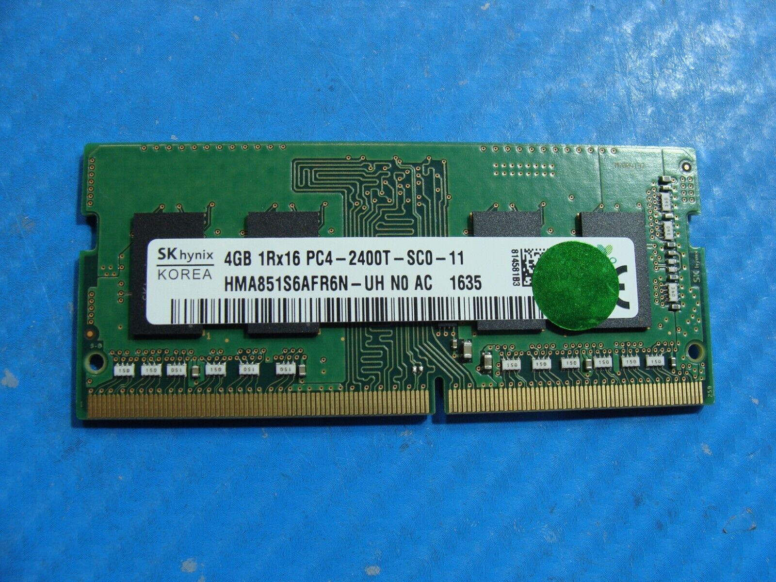 HP m3-u001dx SK Hynix 4GB 1Rx16 PC4-2400T Memory RAM SO-DIMM HMA851S6AFR6N-UH