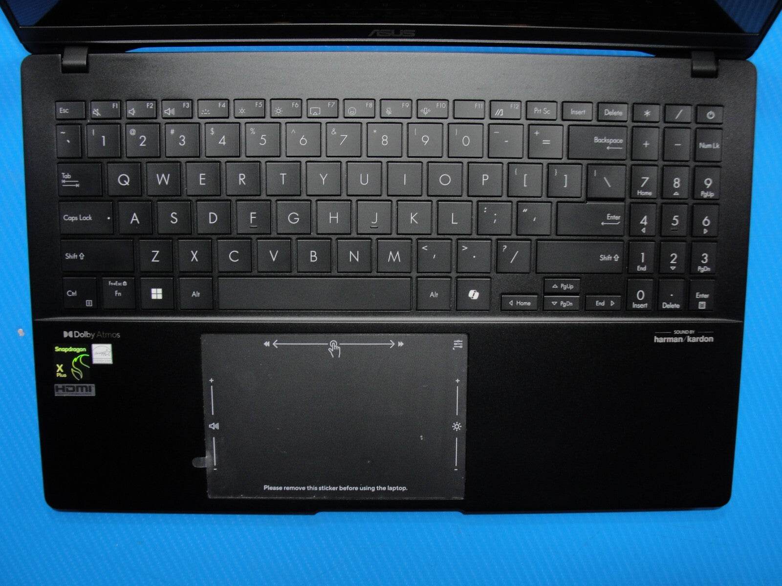 Asus VivoBook S 15 S5507QA 15.6”WQXGA+ Snapdragon X Plus X1P42100 3.2GH 16GB - Tested Computer Laptop Parts