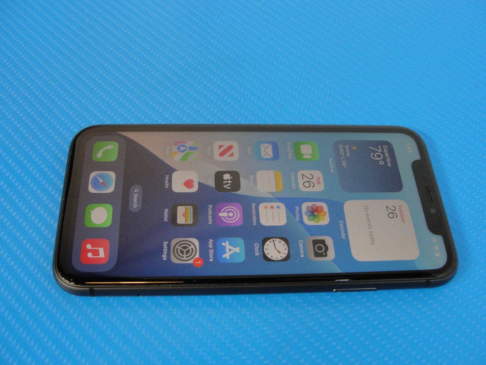 Apple iPhone 11 A2111 Unlocked 64GB Black /Dual SIM -eSIM /GOOD - Tested Computer Laptop Parts