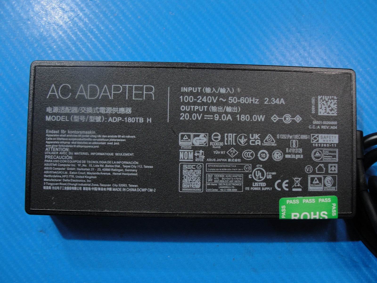 180W 20.0V 9.0A P/N: ADP-180TB H AC Adapter - Tested Computer Laptop Parts