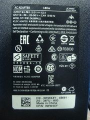 180W Genuine Dell AC Power Adapter Charger for Alienware Precision G3 7.4mm - Tested Computer Laptop Parts