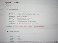 Dell Latitude 7480 14”Intel Core i7-8650U 1.9GHz 16GB SSD Reset 512GB- Charger - Tested Computer Laptop Parts