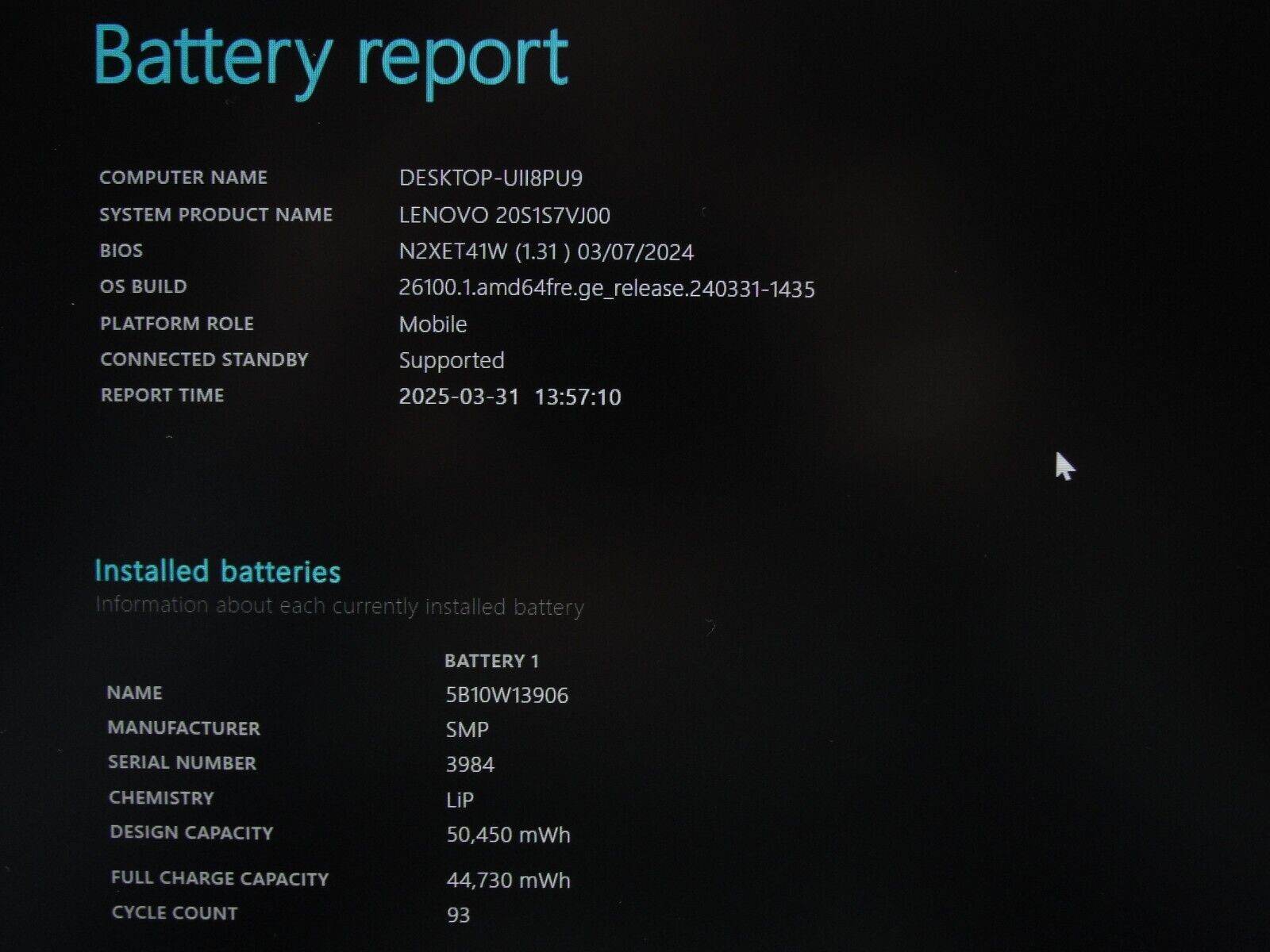 Lenovo ThinkPad T14 Gen 1 14” FHD Intel Core i5-10310U 1.7GHz 16GB SSD 252GB - Tested Computer Laptop Parts