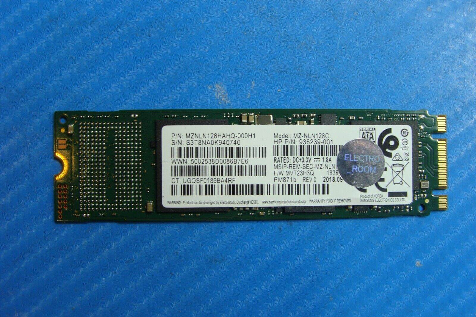 HP 14m-cd0003dx Samsung SATA M.2 128GB SSD MZNLN128HAHQ-000H1 936239-001 - Tested Computer Laptop Parts