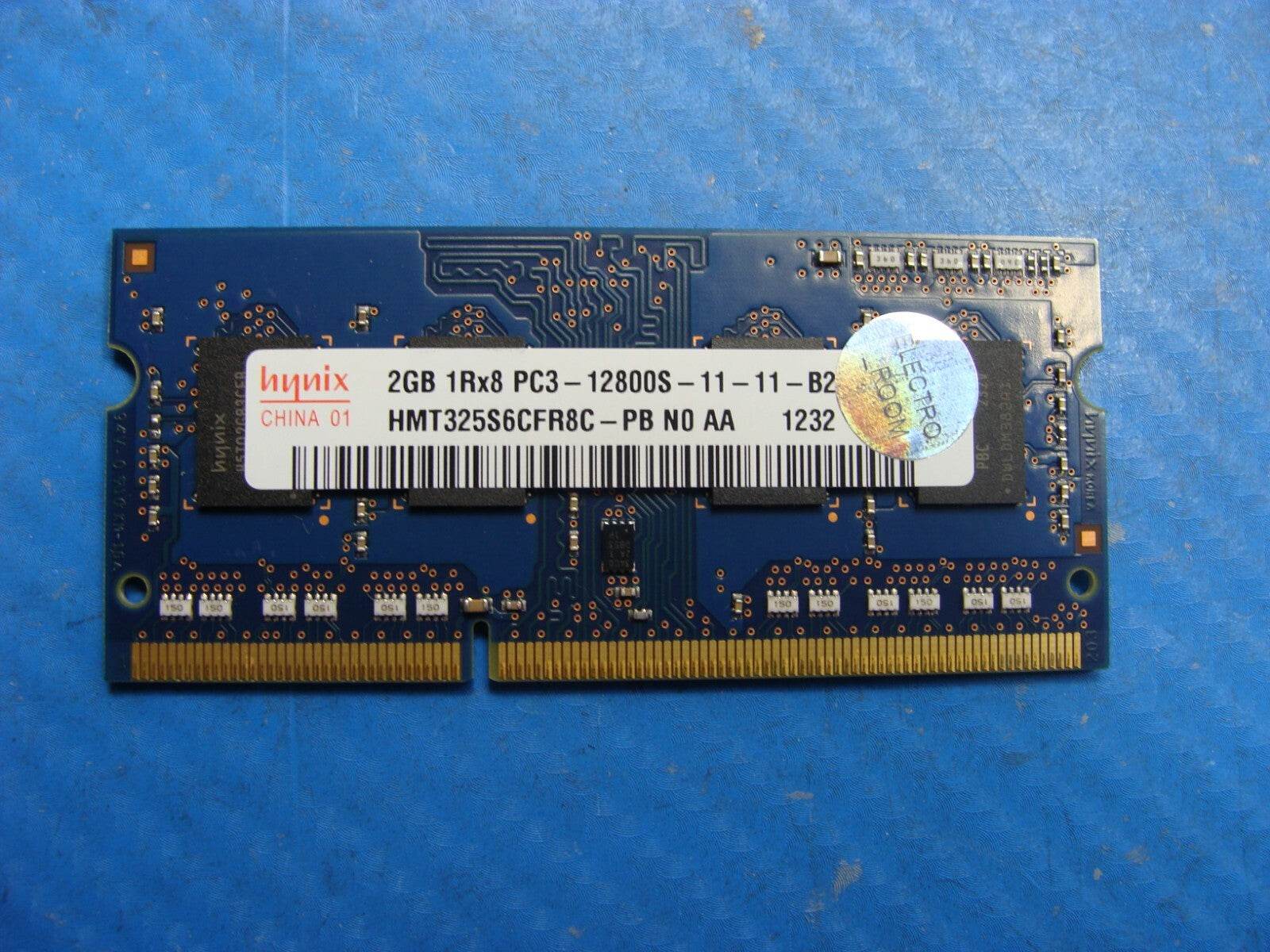 MacBook Pro A1278 Laptop Hynix 2GB Memory PC3-12800S-11-11-B2 HMT325S6CFR8C-PB - Tested Computer Laptop Parts