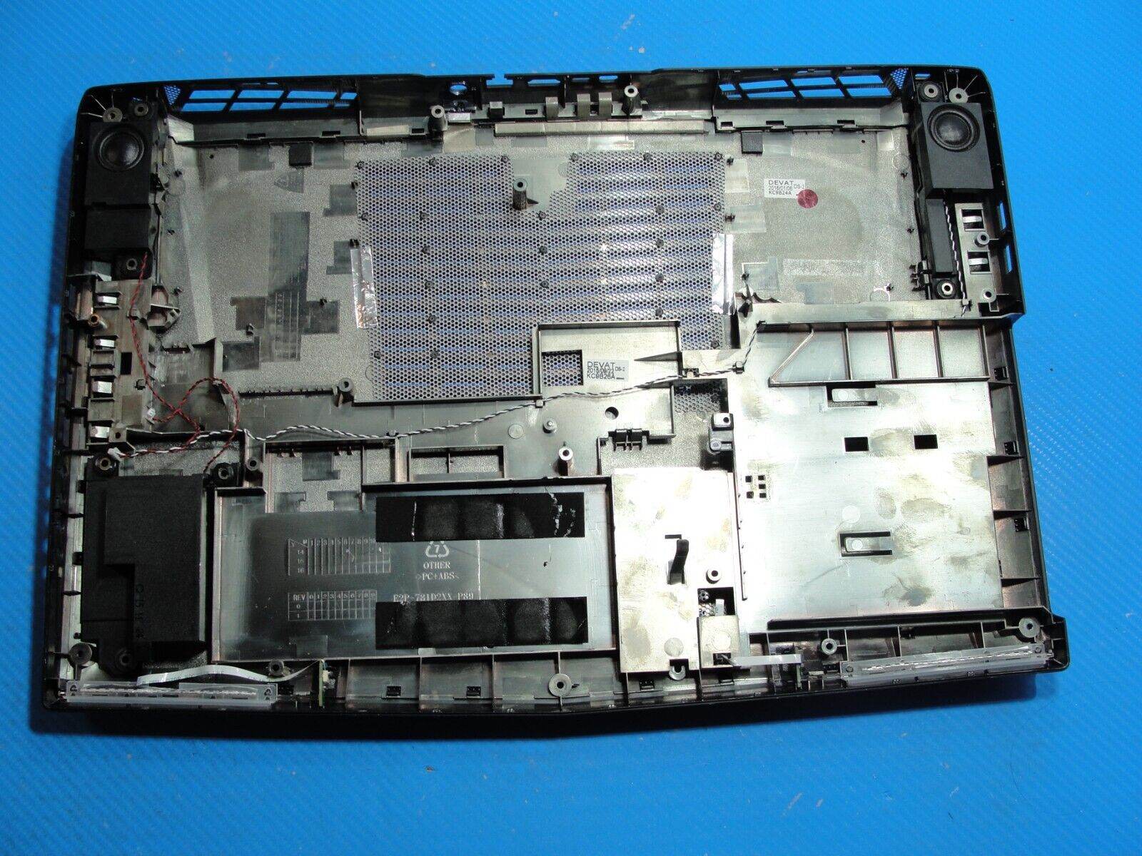 MSI Dominator Pro 17.3” GT72S 6QF OEM Laptop Bottom Case w/Cover Door & Speakers - Tested Computer Laptop Parts