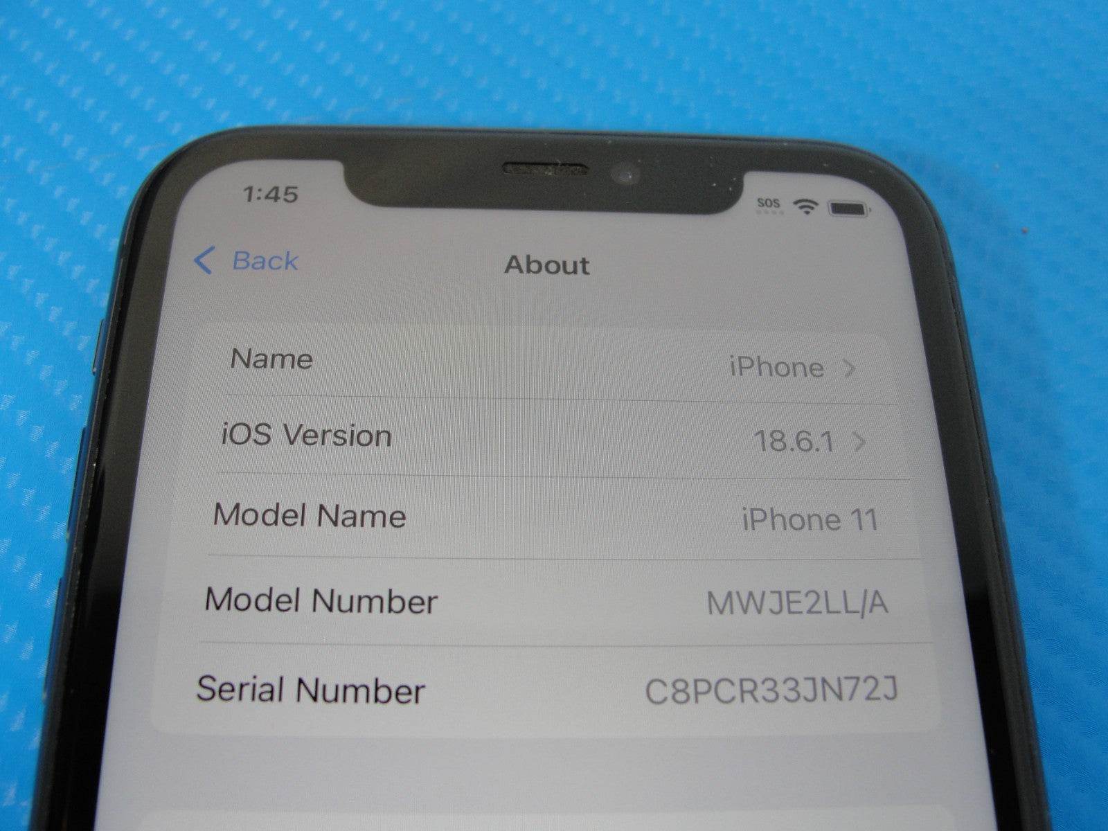 Apple iPhone 11 A2111 Unlocked 64GB Black /Dual SIM -eSIM /GOOD - Tested Computer Laptop Parts