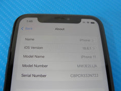Apple iPhone 11 A2111 Unlocked 64GB Black /Dual SIM -eSIM /GOOD - Tested Computer Laptop Parts