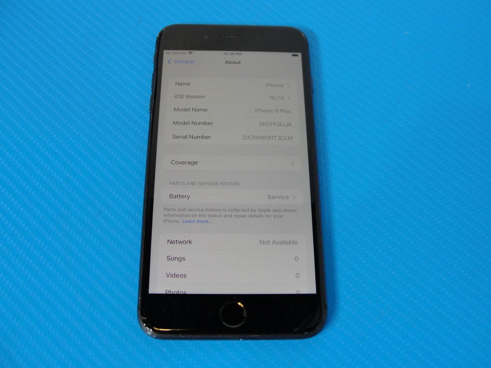 Apple iPhone 8 Plus - 256 GB - Space Gray (Unlocked) - /READ - Tested Computer Laptop Parts