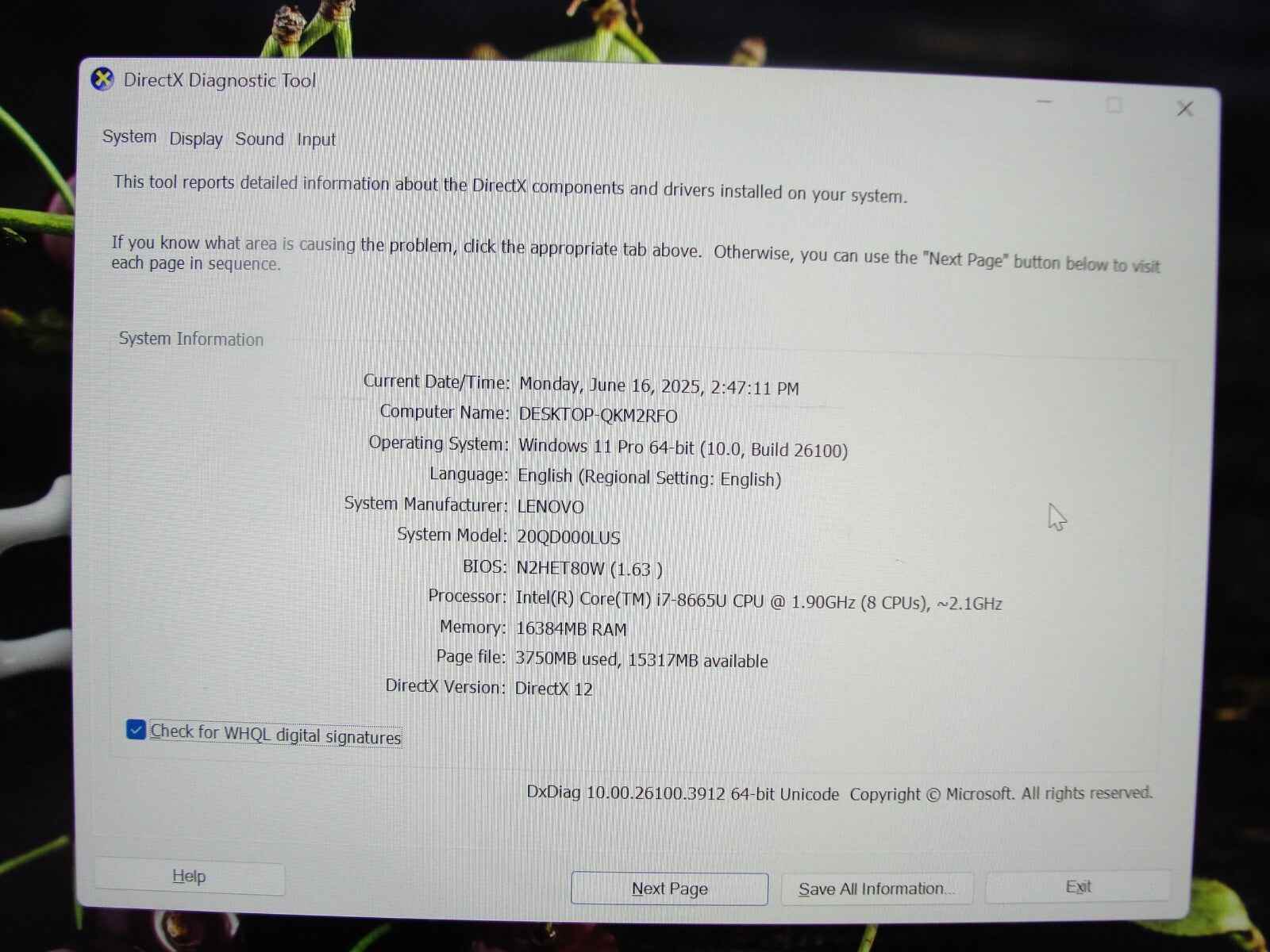 Lenovo ThinkPad X1 Carbon Gen 7 14”TOUCH FHD Core i7-8665U 1.9GHz 16GB 512GB SSD - Tested Computer Laptop Parts