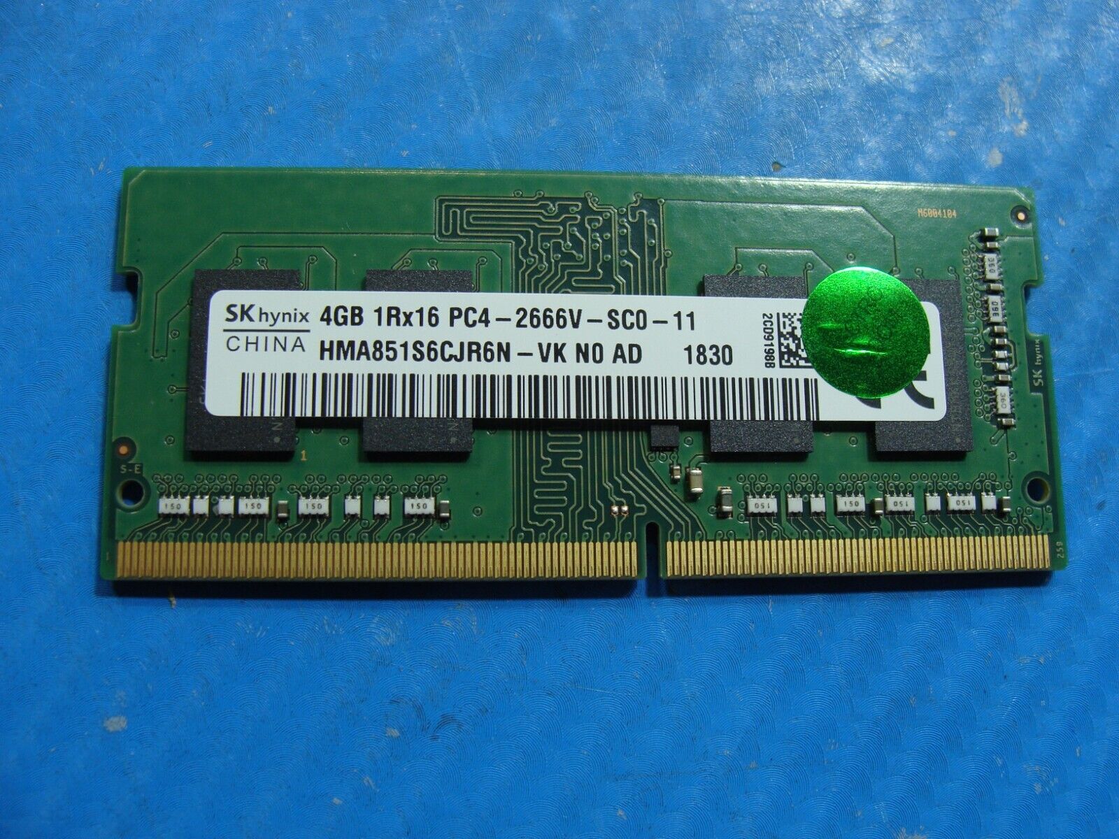 HP 15-da0033wm SK Hynix 4GB 1Rx16 PC4-2666V SO-DIMM Memory RAM HMA851S6CJR6N-VK
