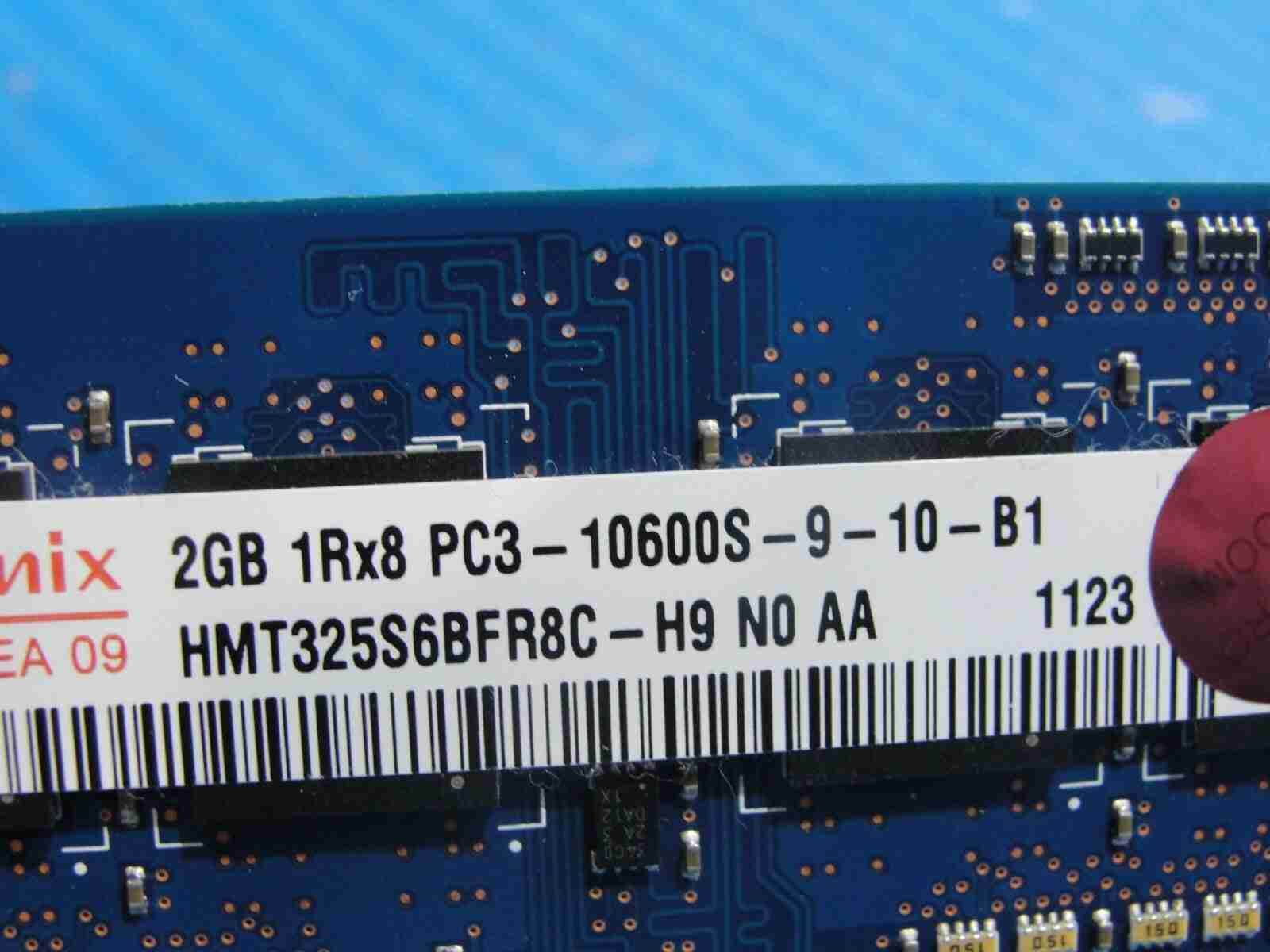 MacBook Pro A1286 SO-DIMM Hynix 2GB Memory PC3-10600S-9-10-B1 HMT325S6BFR8C-H9 - Tested Computer Laptop Parts