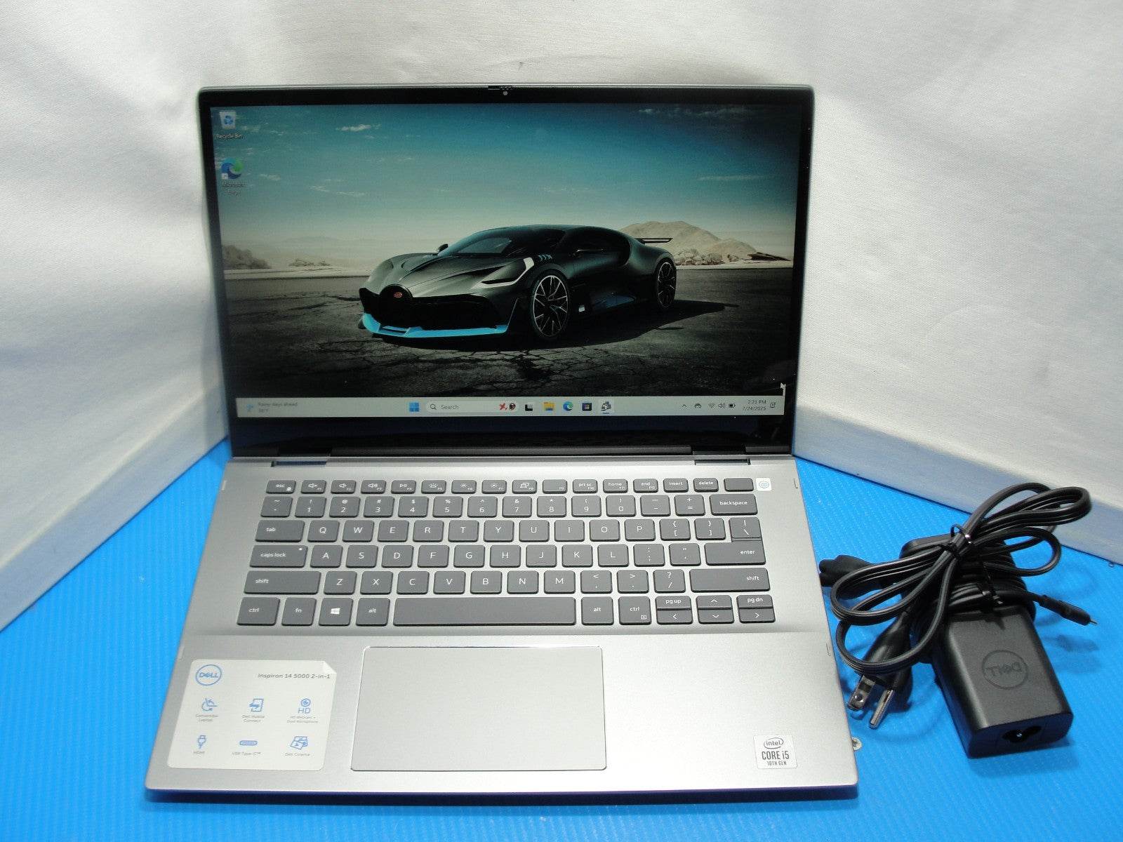 Dell Inspiron 5400 2n1 14”FHD TOUCH Intel Core i5-1035G1 1GHz 8GB SSD Reset256GB - Tested Computer Laptop Parts