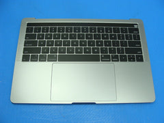 MacBook Pro A1706 13" 2016 MLH12LL/A Top Case Palmrest w/Battery Gray 661-05333