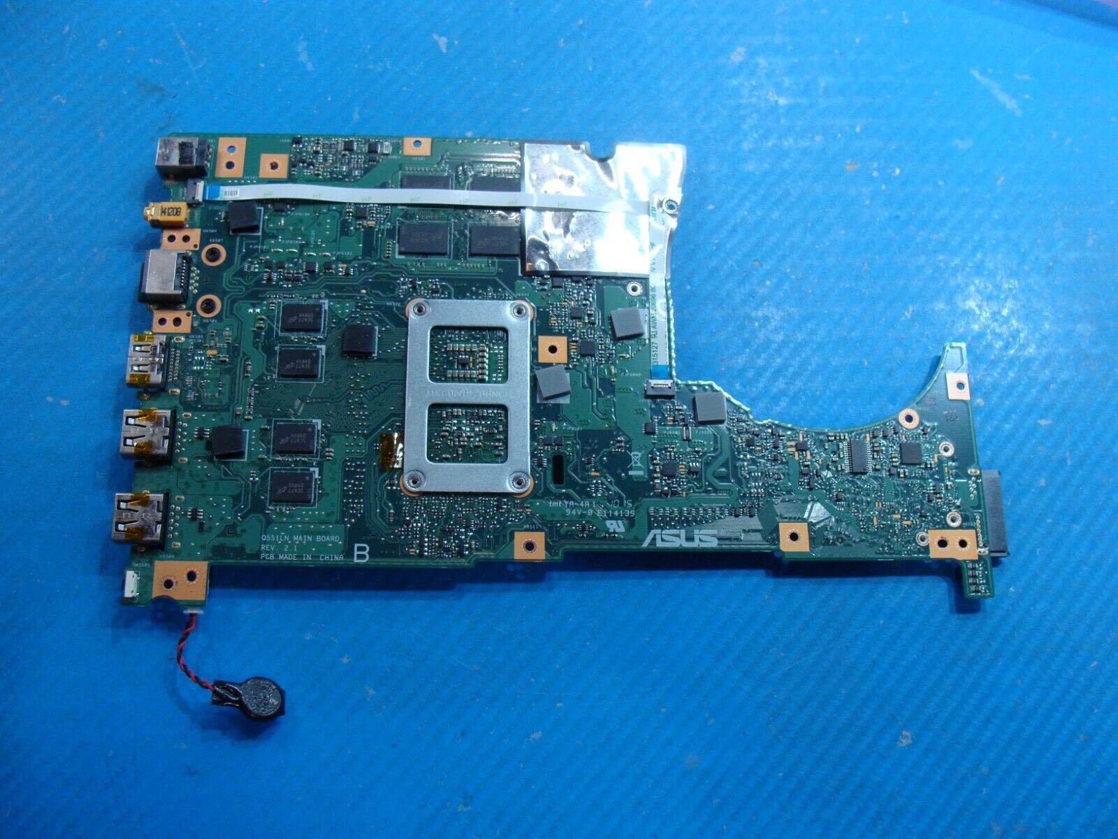 Asus Q551LN-BSI708 i7-5500U 2.4GHz 4GB GT940M Motherboard 60NB0950-MB1001 /AS IS - Tested Computer Laptop Parts