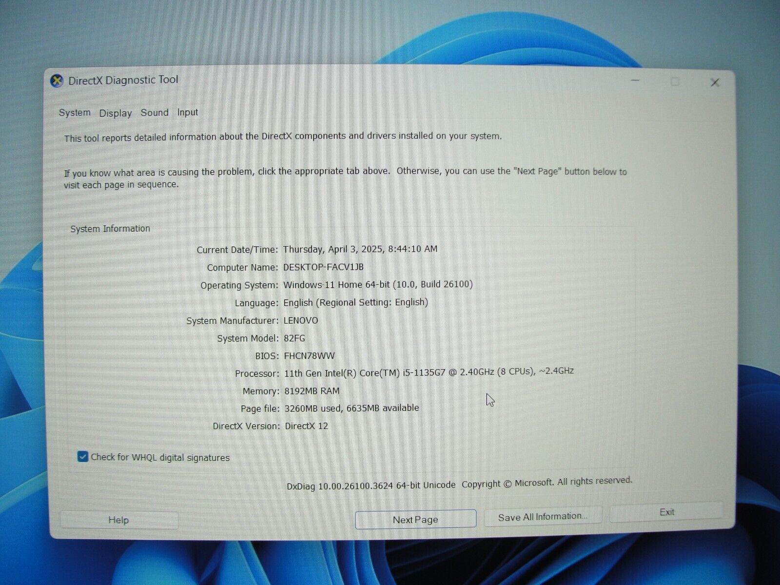 Lenovo IdeaPad 5 15ITL05 15.6” FHD Intel Core i5-1135G7 2.4GHz 8GB SSD 256GB - Tested Computer Laptop Parts