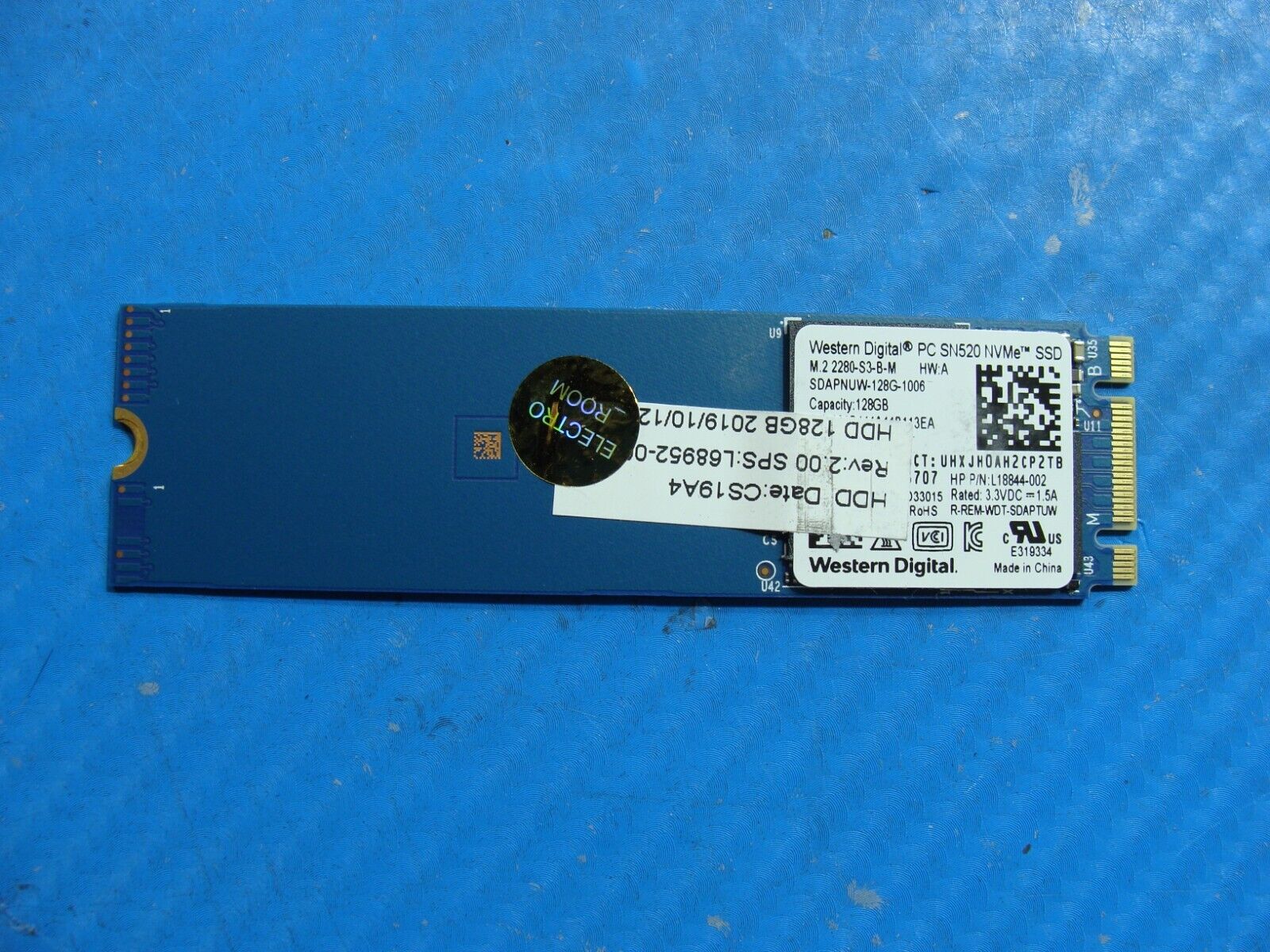 HP 14-dk0002dx WD 128GB NVMe M.2 SSD Solid State Drive SDAPNUW-128G-1006