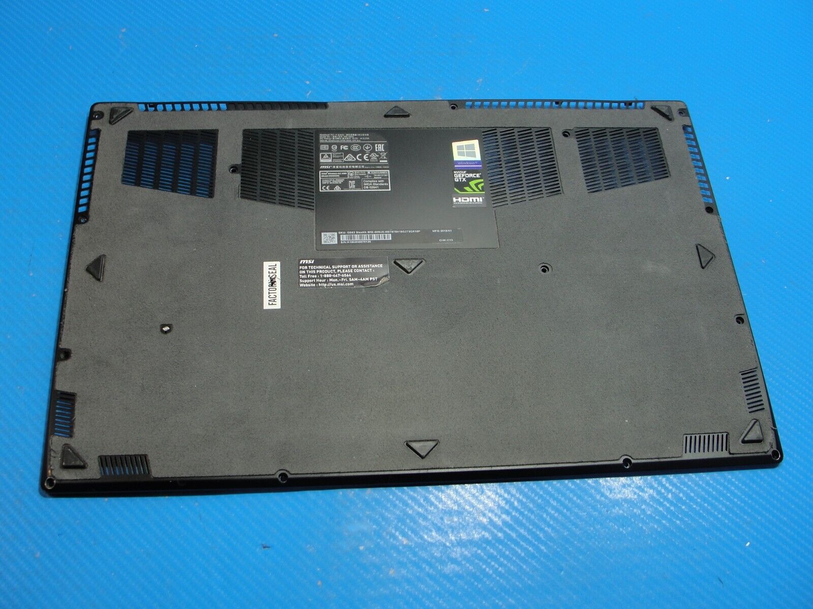 MSI GS63 Stealth 8RE 15.6