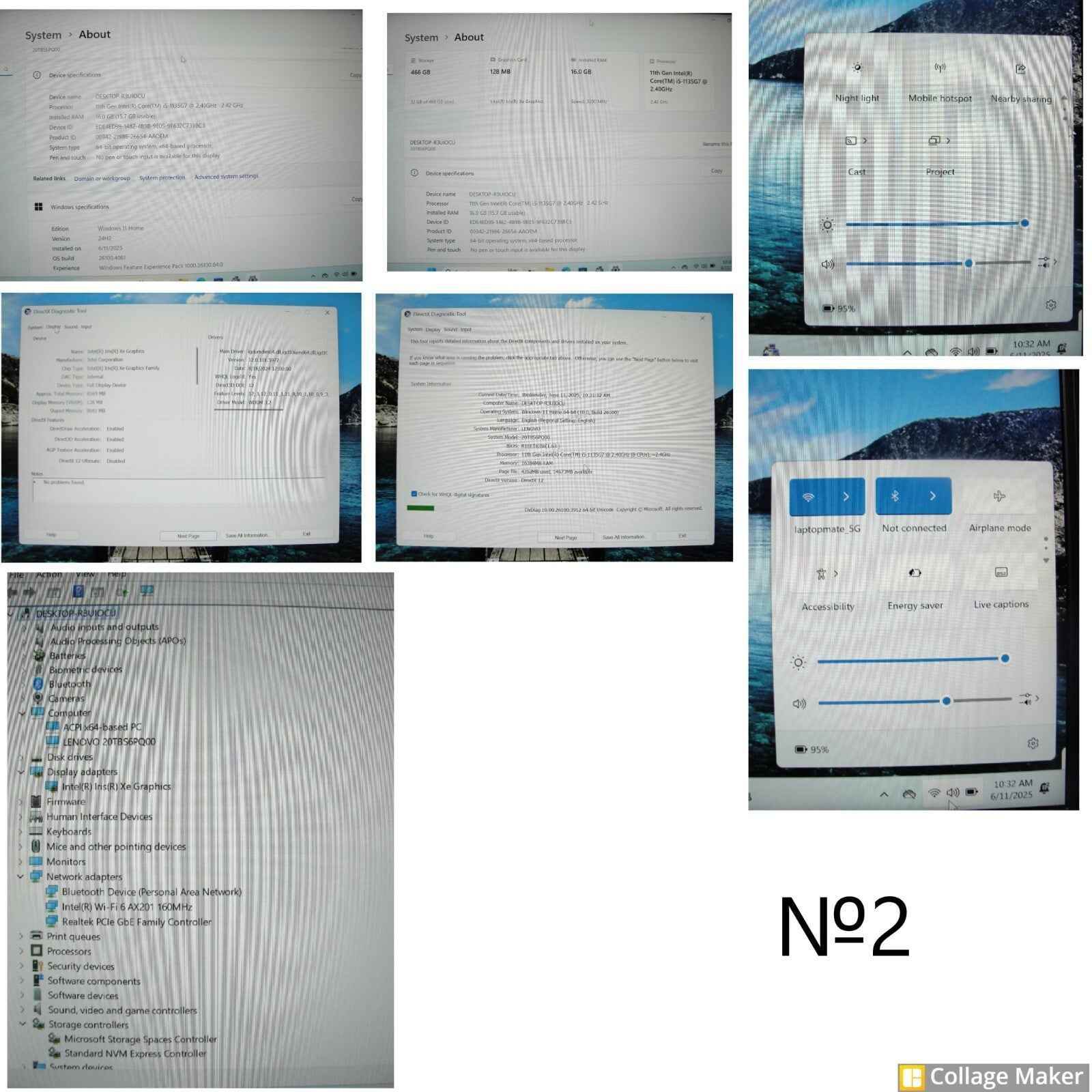 Lenovo ThinkPad E14 Gen 2 14”FHD Intel Core i5-1135G7 2.4GHz 16GB 512GB SSD - Tested Computer Laptop Parts
