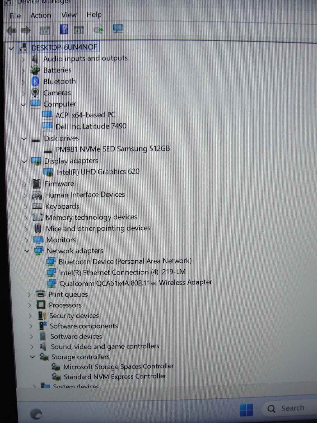 Dell Latitude 7490 14”FHD Intel Core i7-8650U 1.9GHz 16GB 512GB SSD +Charger - Tested Computer Laptop Parts