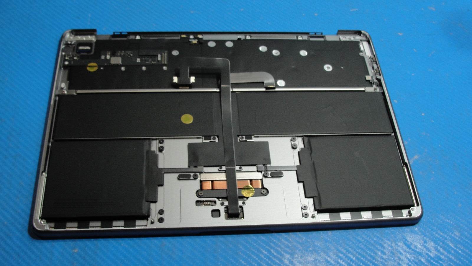 Macbook Air 13” A3113 2024 MRXV3LL/A Top Case Palmrest w/Battery Gray Grade A - Tested Computer Laptop Parts