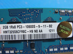 MacBook A1278 Hynix 4GB 2x2GB Memory RAM PC3-10600S-9-11-B2 HMT325S6CFR8C-H9 - Tested Computer Laptop Parts