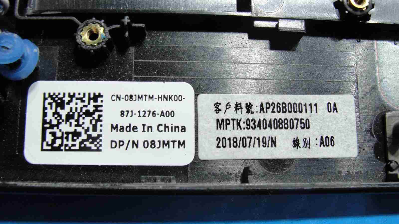 Dell Latitude 13.3” 7390 2in1 Palmrest w/TouchPad BL Keyboard & Speakers 8JMTM - Tested Computer Laptop Parts