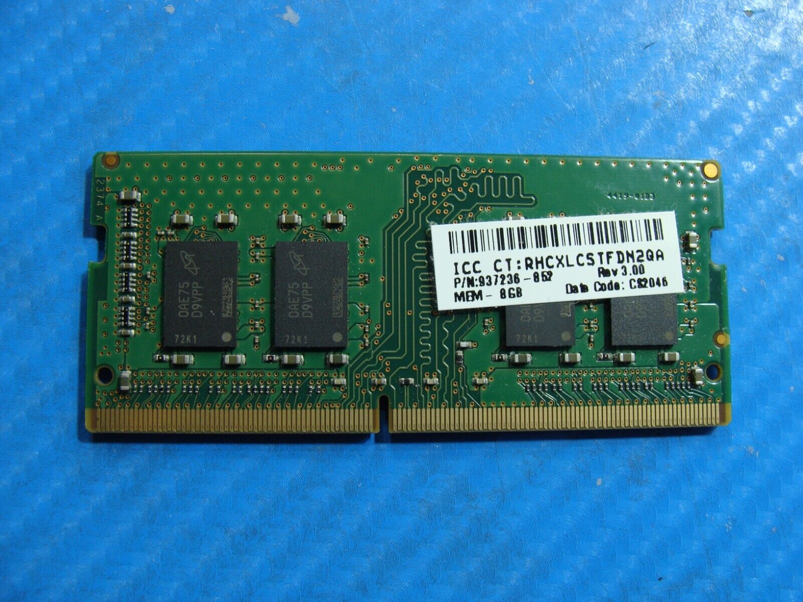 HP 840 G6 Micron 8GB 1Rx8 PC4-2666V Memory RAM SO-DIMM MTA8ATF1G64HZ-2G6E1