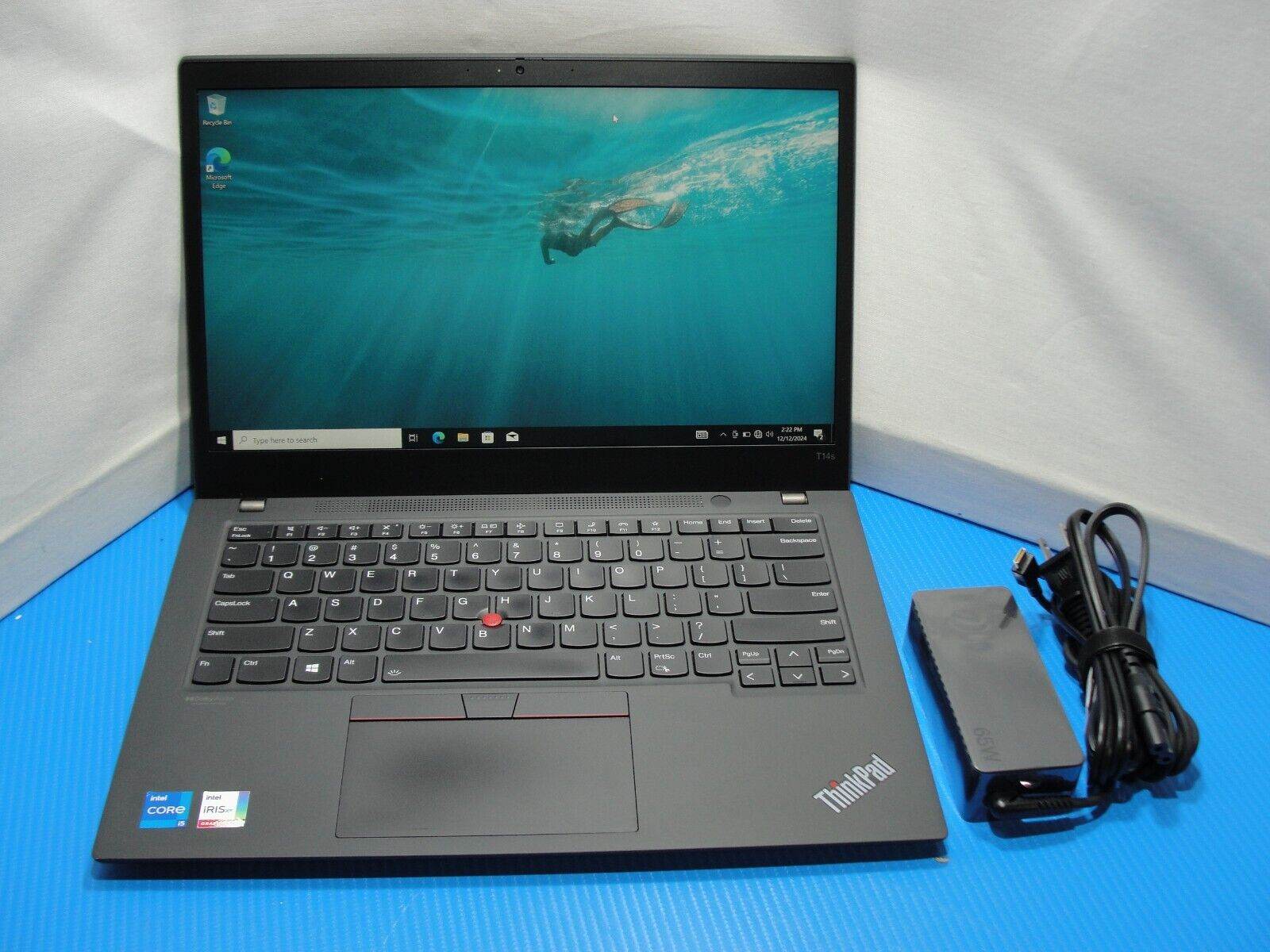 Lenovo ThinkPad E14s Gen 2i 14” Core i5-1135G7 2.4GHz 16GB 512GB SSD+ Carger - Tested Computer Laptop Parts