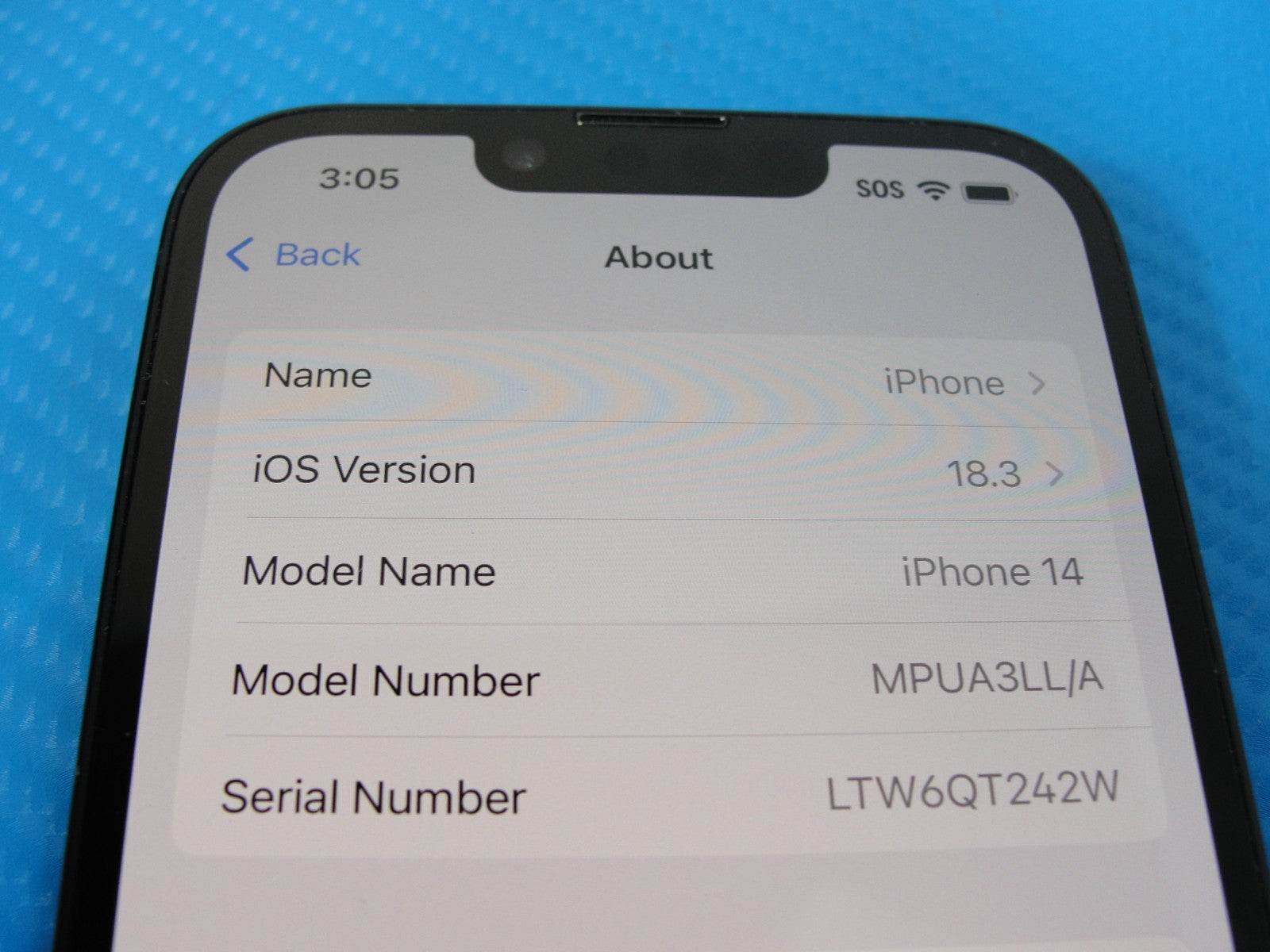 Unlocked Apple iPhone 14 eSIM 128GB Midnight Black MPUA3LL/A Battery Health 98% - Tested Computer Laptop Parts