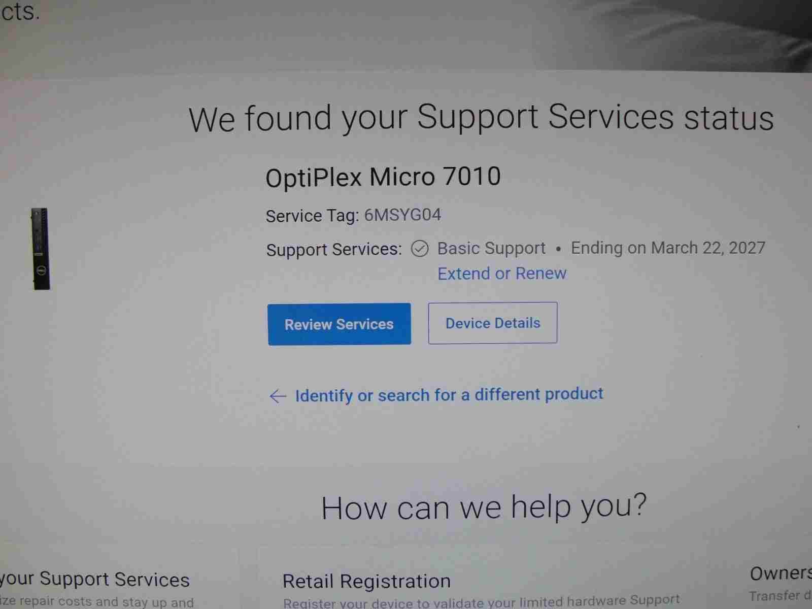 WRTY 2027 Dell Optiplex 7010 Micro MFF i7-13700T 16GB 256GB WIFI BT Win 11 Pro - Tested Computer Laptop Parts